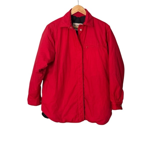 L.L. Bean, Woman’s Medium . Goose Down Insulated Vintage Jacket/Shacket. - Picture 5 of 13